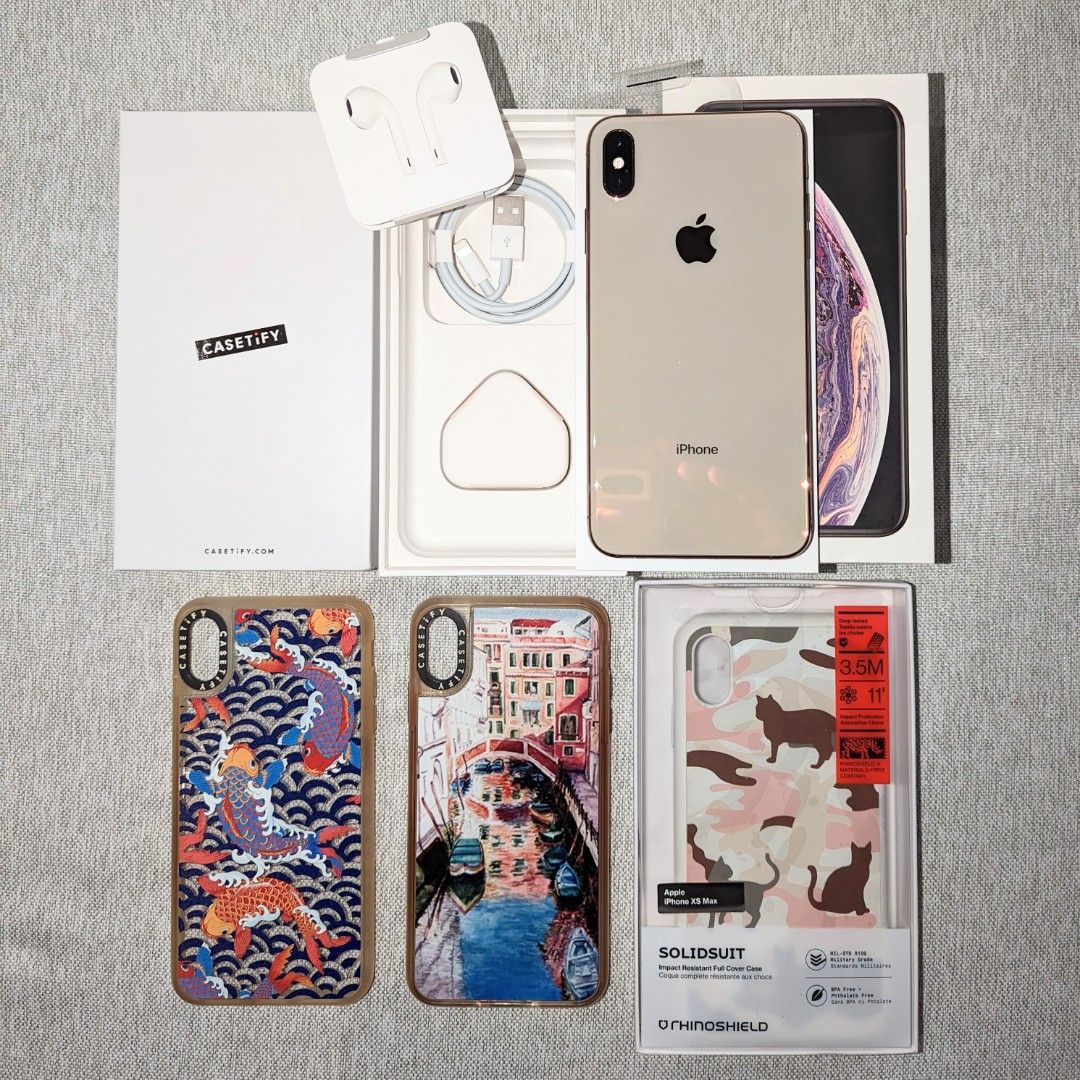 iPhone XS Max Rose Gold 64GB Mobile Phones Gadgets Mobile