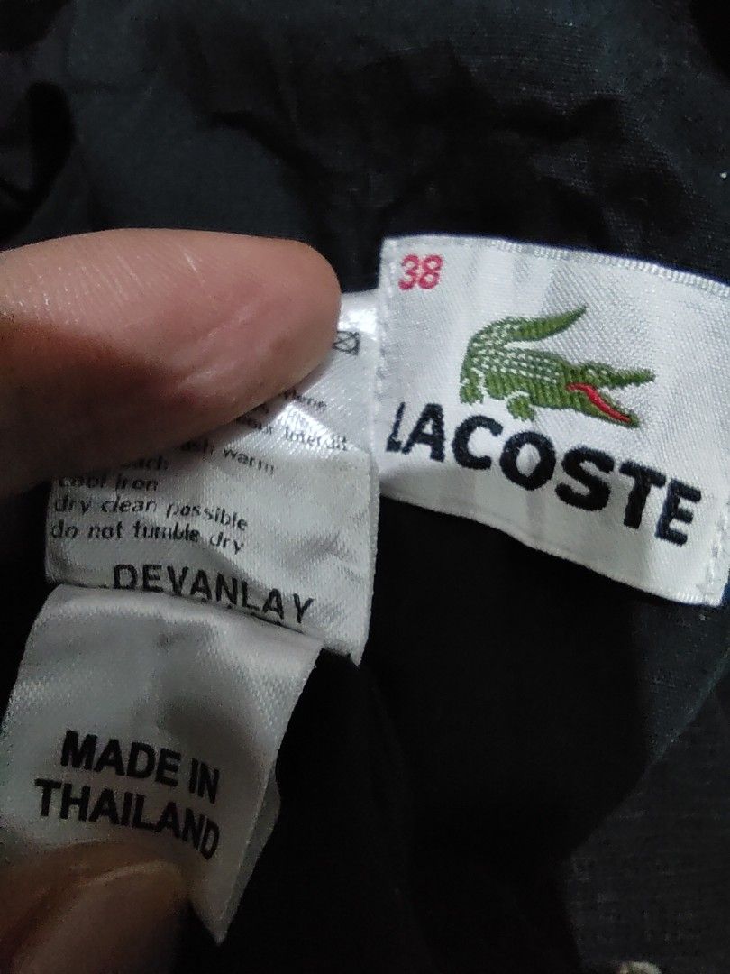 Jacket Lacoste devanlay metal aligator women s size 38 Fesyen
