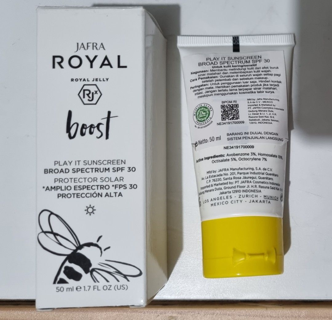 JAFRA Royal Boost Broad Spectrum SPF 30, Kesehatan & Kecantikan, Rias