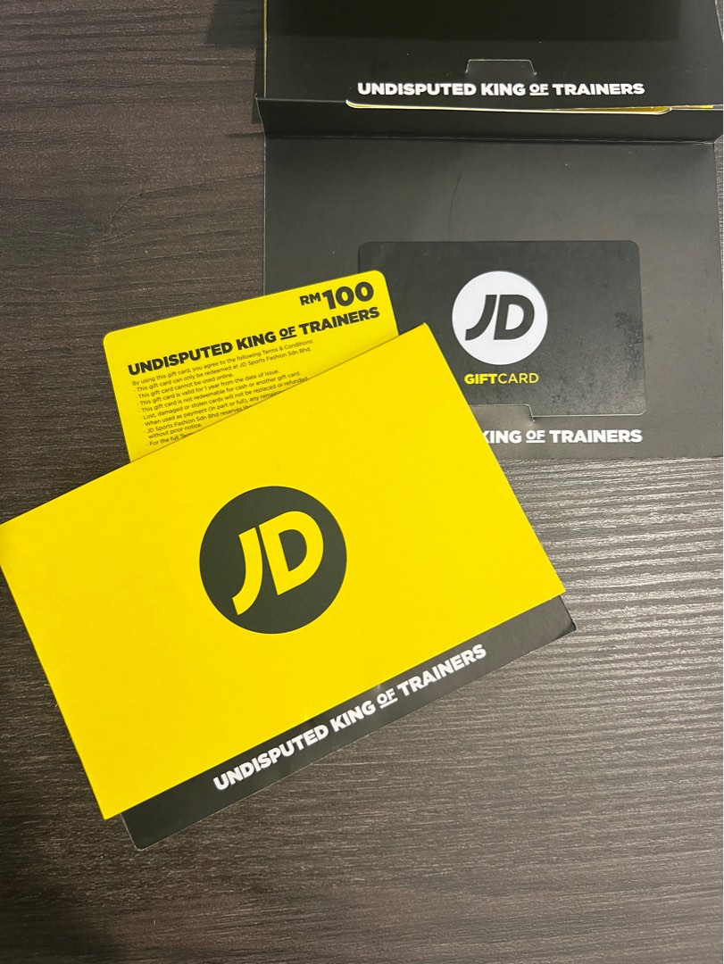 JD Sports Gift Card, Tickets & Vouchers, Vouchers on Carousell
