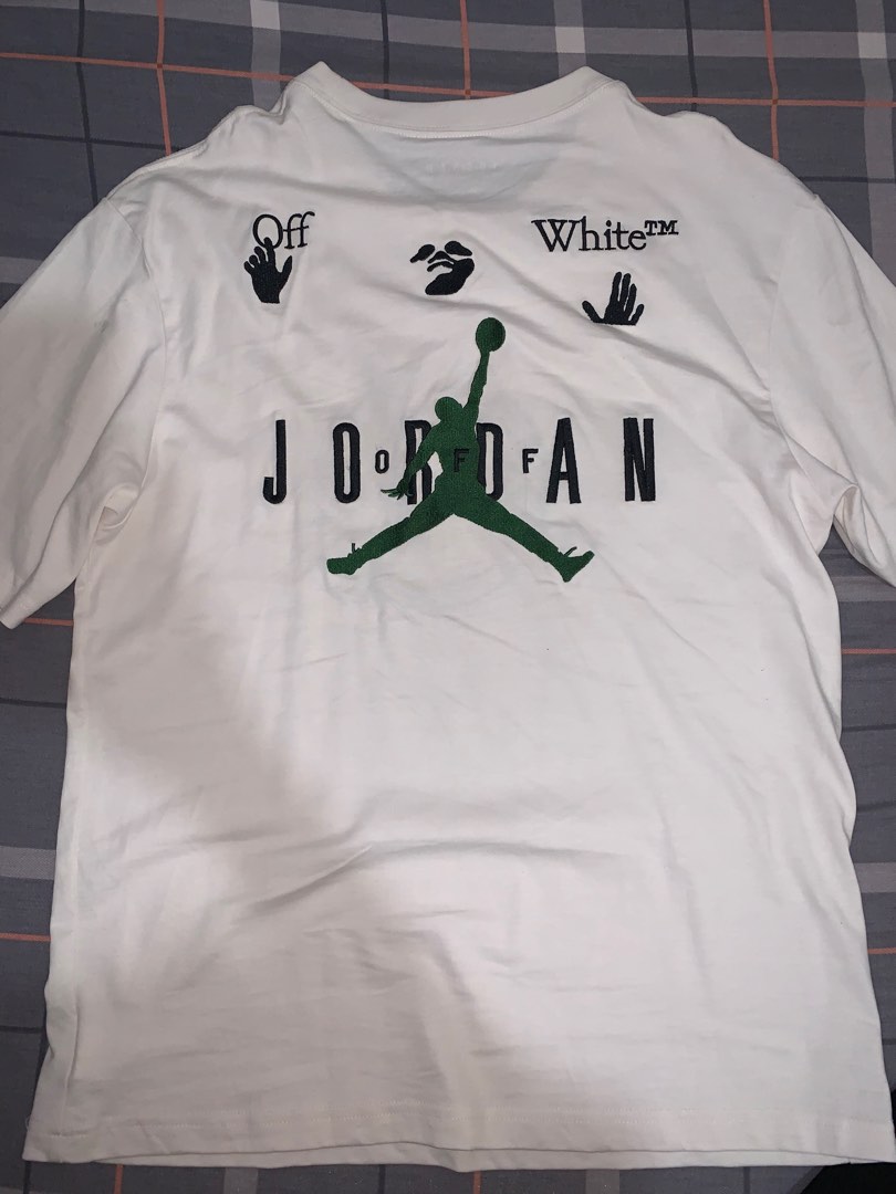 Off white discount tee shirt jordan