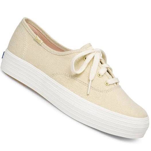 PHP 1 000 PROMO LAST PRICE FOR KEDS TRIPLE KICK SHIMMER SNEAKERS GOLD SIZE8 x no shoelace x ORIGINAL BOUGHT FROM ZALORA Women s Fashion Footwear Sneakers on Carousell