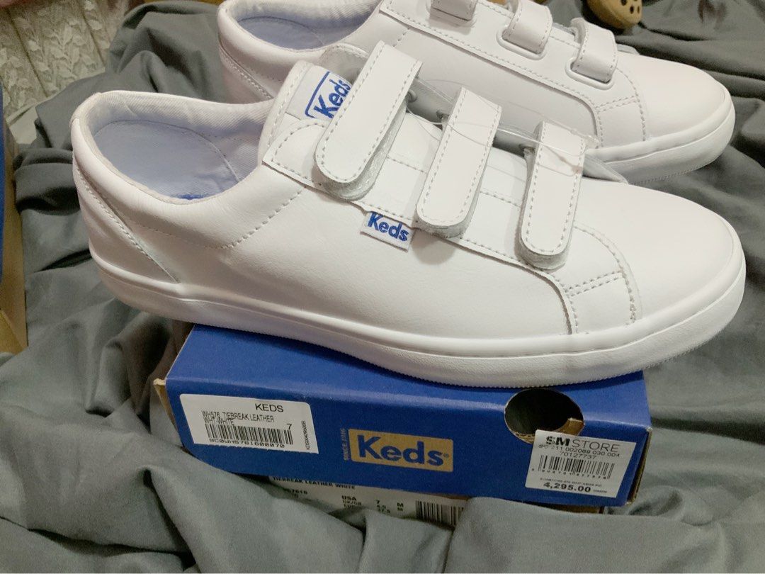 Keds tiebreak sales leather white