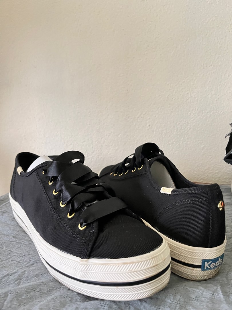 Keds x kate spade new sales york triple kick faille sneakers