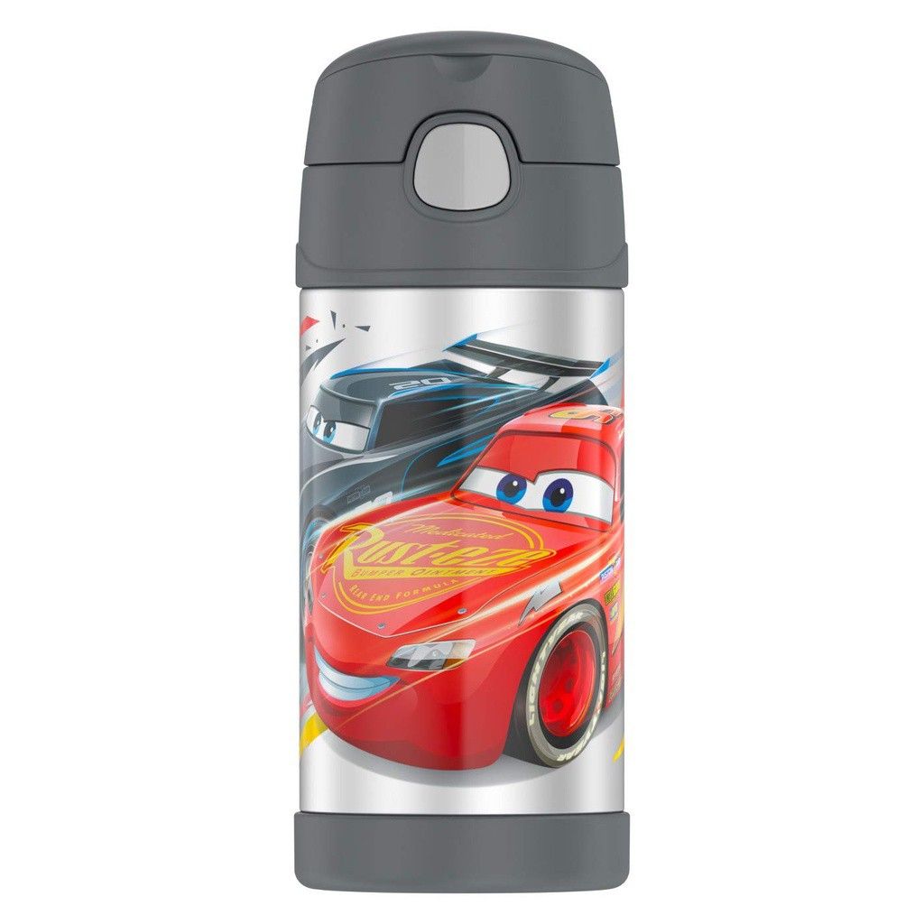 Disney Pixar Cars Lightning McQueen 14 oz. BPA Free water bottle-Brand New!