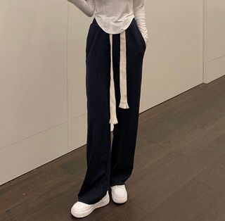 Korean black pants