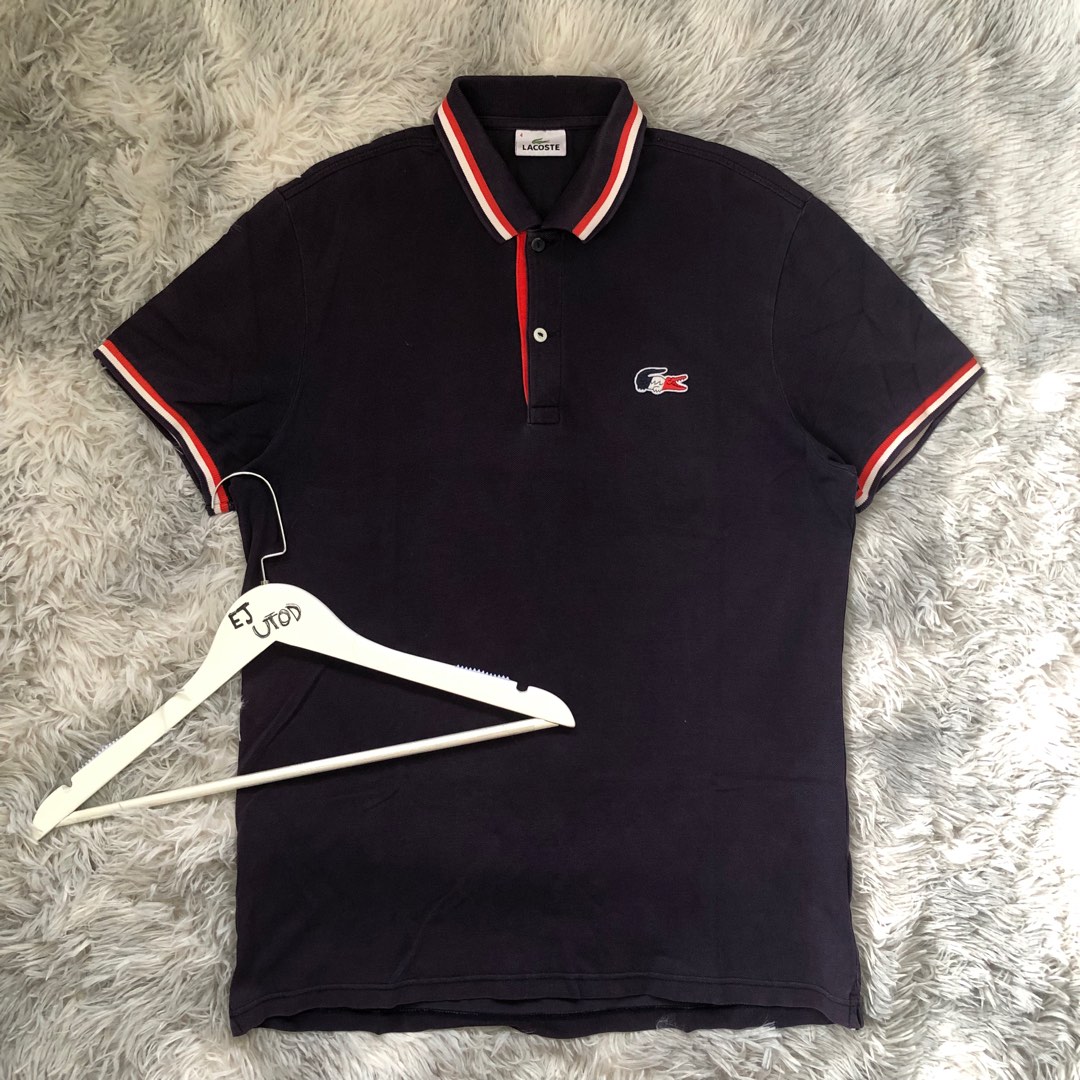 Lacoste tricolor online polo shirt