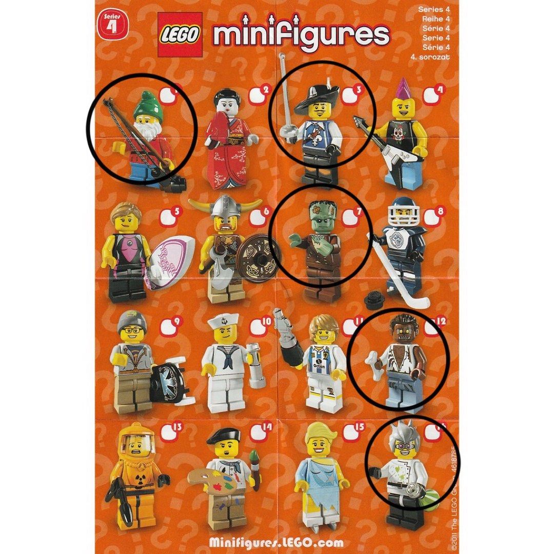 LEGO Minifigures Series 4 Hobbies Toys Toys Games on Carousell