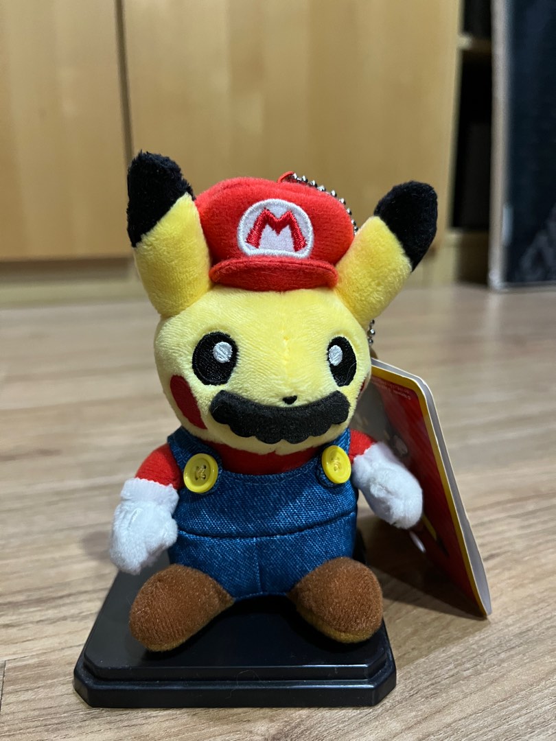 Limited Edition Pokemon Center Original Plush Mario x Pikachu