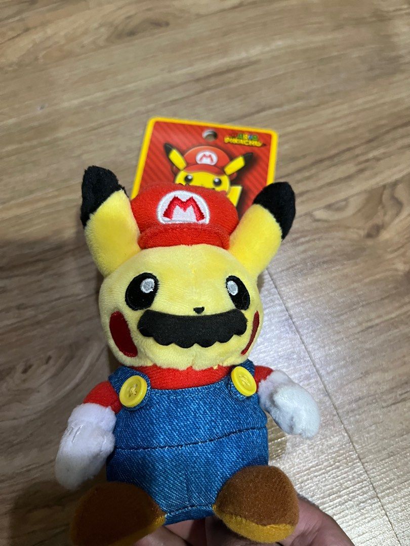 Limited Edition Pokemon Center Original Plush Mario x Pikachu