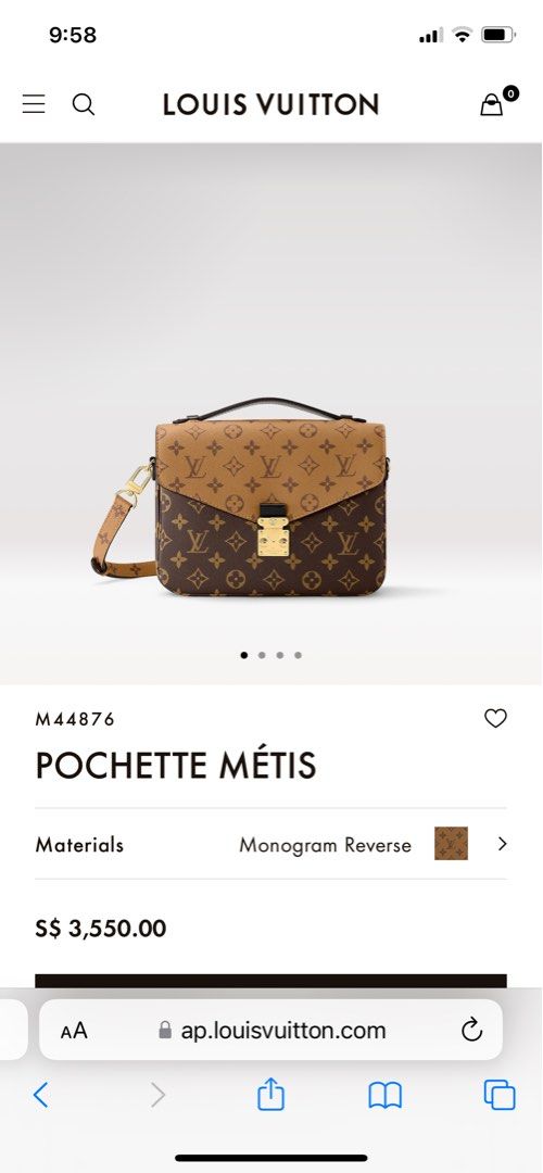 LV Pochette Metis, Women's Fashion, Bags & Wallets, Purses & Pouches on  Carousell