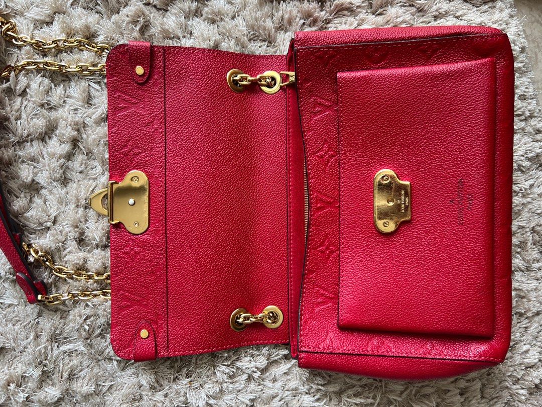 Louis Vuitton Scarlet Monogram Empreinte Leather Vavin BB Bag