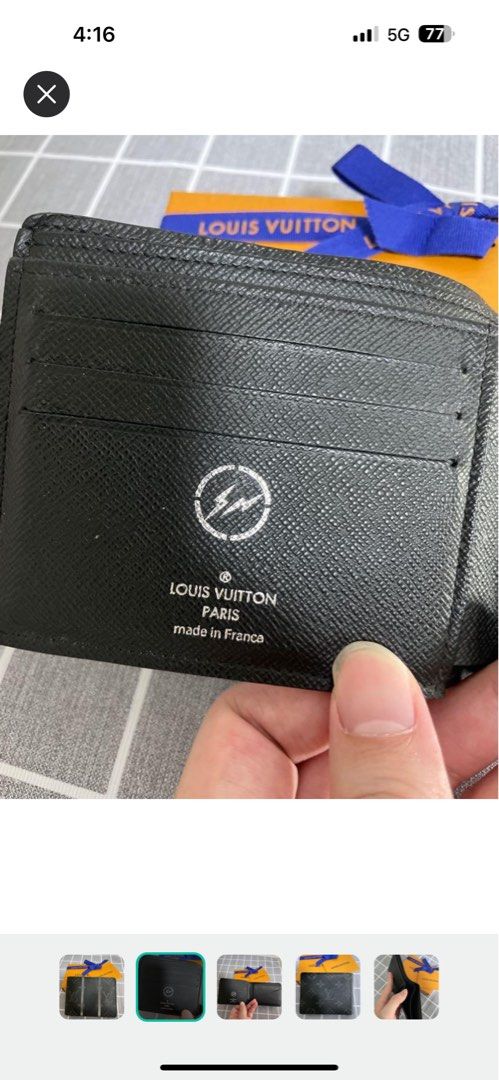 Louis Vuitton x Fragment Mens Wallet, Luxury, Bags & Wallets on