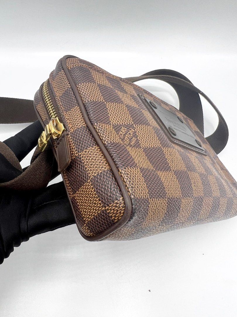 L.V. Damier Ebene Brooklyn Bum Bag, Luxury, Bags & Wallets on Carousell