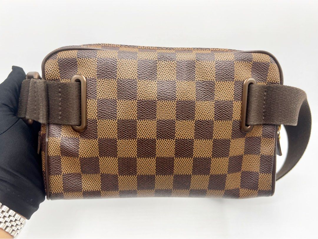 LOUIS VUITTON DAMIER EBENE CANVAS BROOKLYN BUMBAG, Luxury, Bags & Wallets  on Carousell