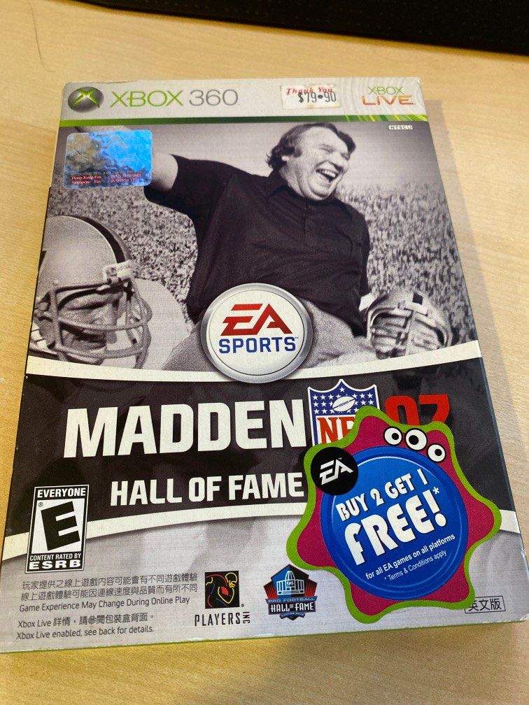 Madden NFL 07 Hall of Fame Edition - PS2 2006 (Bonus DVD Making of Madden  NFL 07 for PS3) 