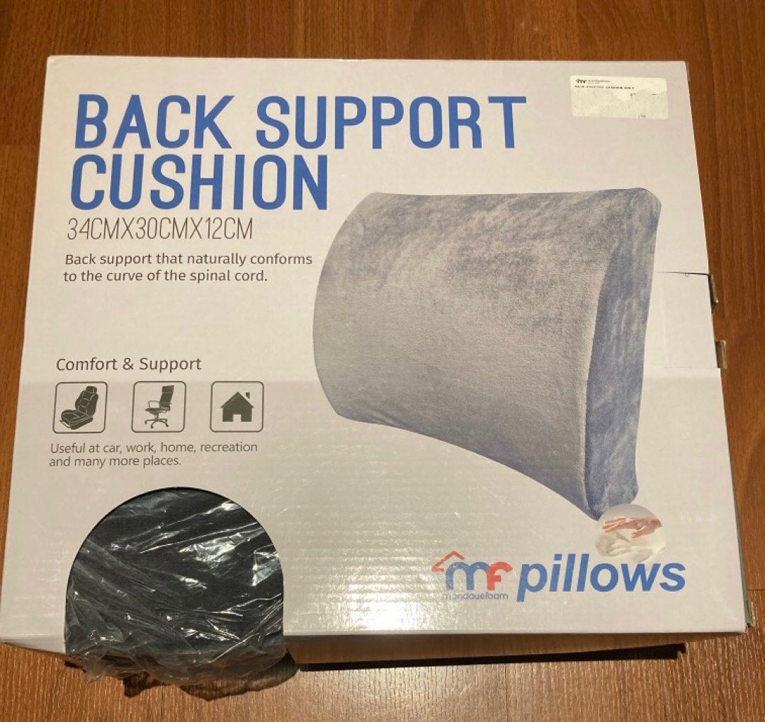 Mandaue Foam Back Support Cushion, Furniture & Home Living, Bedding
