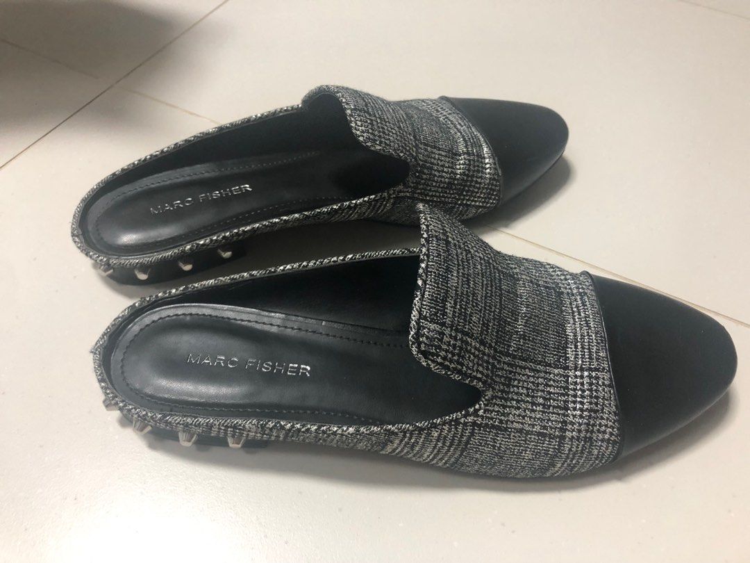 Marc fisher black mules online