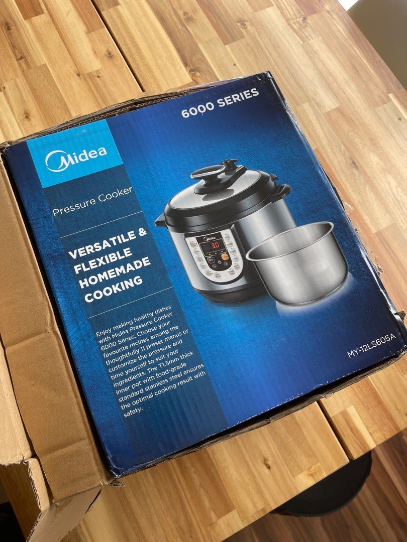 Midea Pressure Cooker (6L) MY12LS605A, TV & Home Appliances, Kitchen