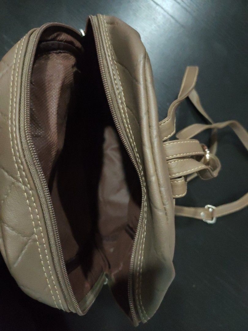 Mini Backpack (Category: Backpacks) located in Singapore. Submitted by dien.zarkey (Listing ID 1205521238, Image 3). Description: Bag size approx: 11in length x 11in width. zipper in good condition, bag rope in good condition.
