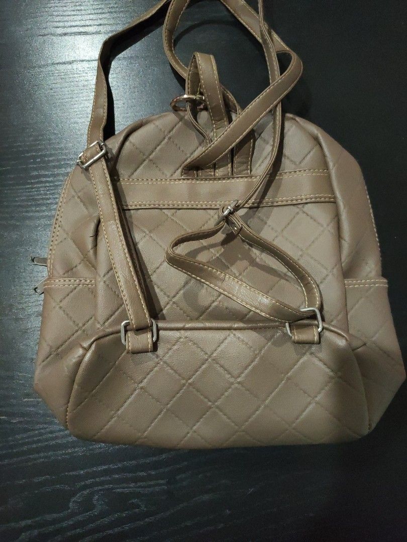 Mini Backpack (Category: Backpacks) located in Singapore. Submitted by dien.zarkey (Listing ID 1205521238, Image 2). Description: Bag size approx: 11in length x 11in width. zipper in good condition, bag rope in good condition.