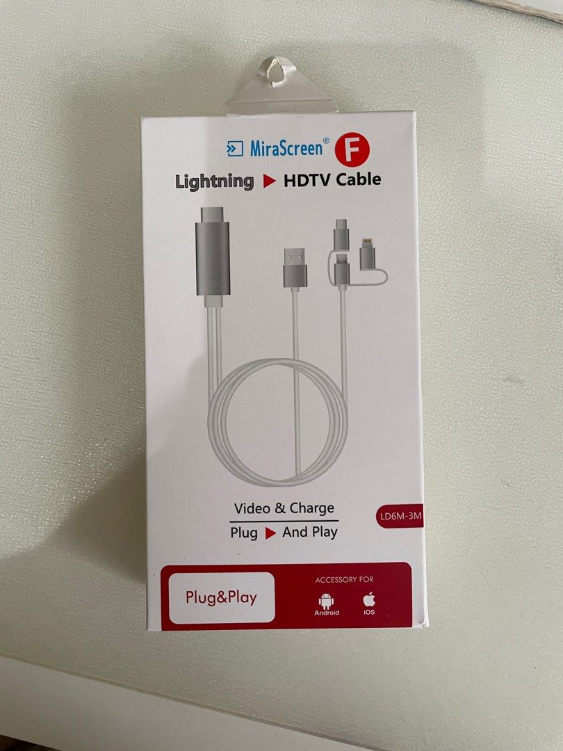 MiraScreen Lightning HDTV cable