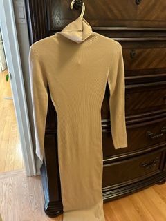Misguided sweater dress (beige)