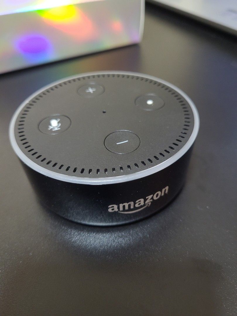 Amazon Echo Dot Voice Activated Smart Media Speaker with Alexa - Black ...
