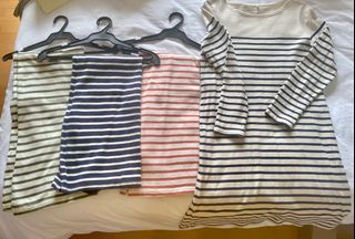 MUJI Stripes Cotton Dress - size Medium