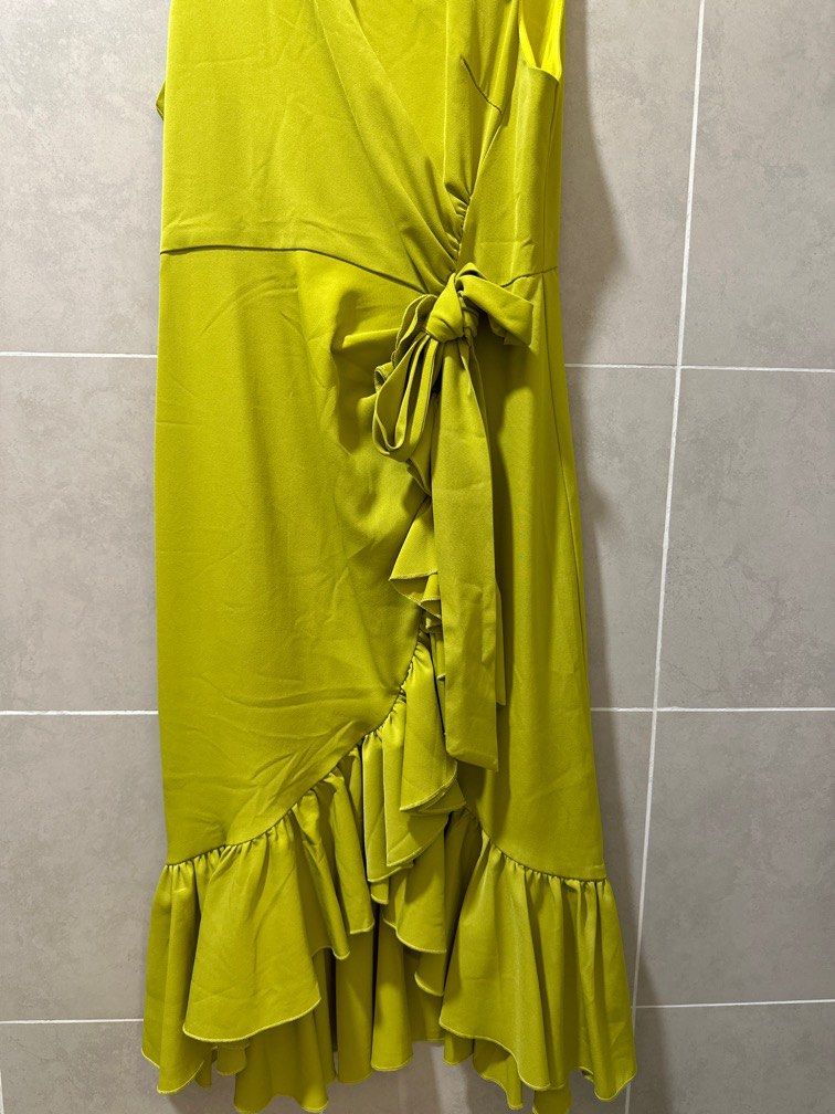 Muse lemon green dress, Women's Fashion, Dresses & Sets, Dresses on  Carousell