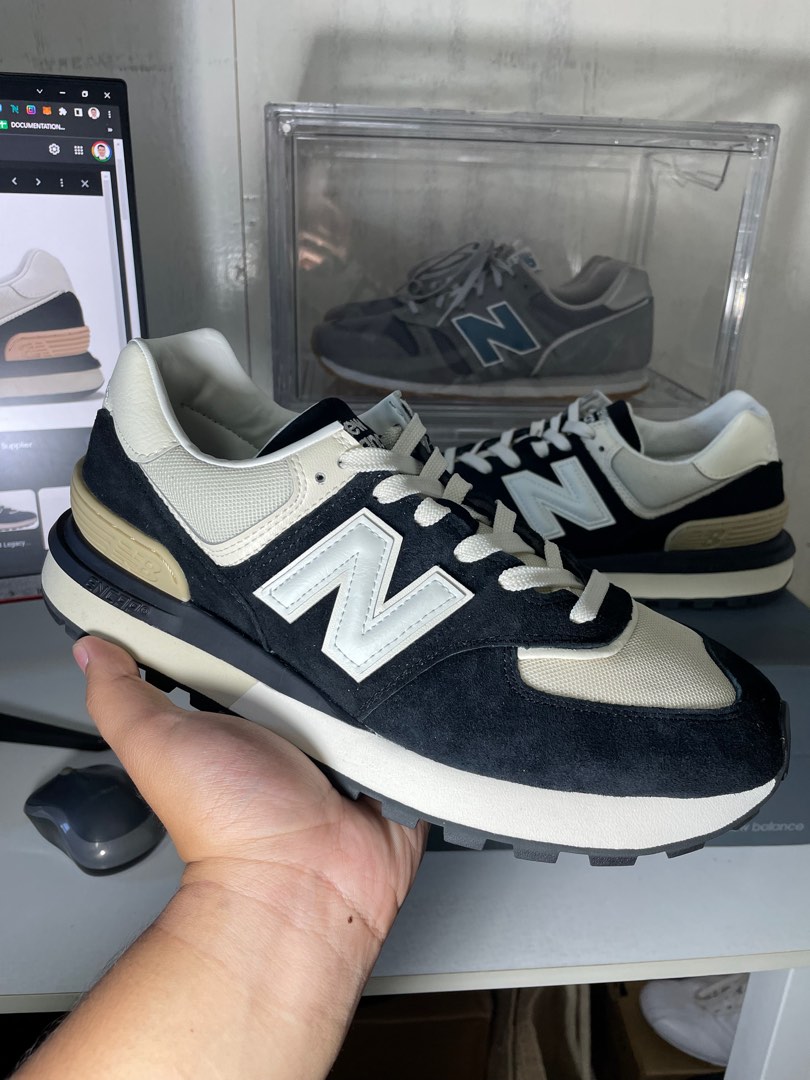 New balance 574 black with angora Clearance