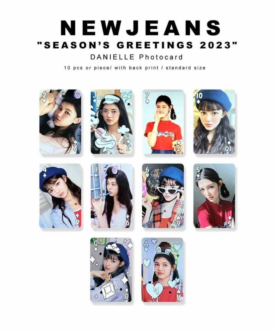 NEW JEANS Season's Greetings 2023 Photocad Member set DANIELLE SET