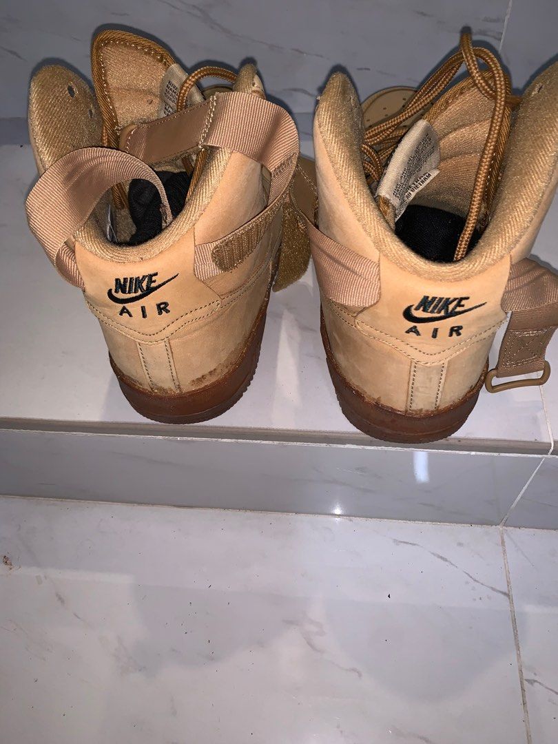 Nike Air Force 1 High Wheat Men s Fashion Footwear Sneakers on