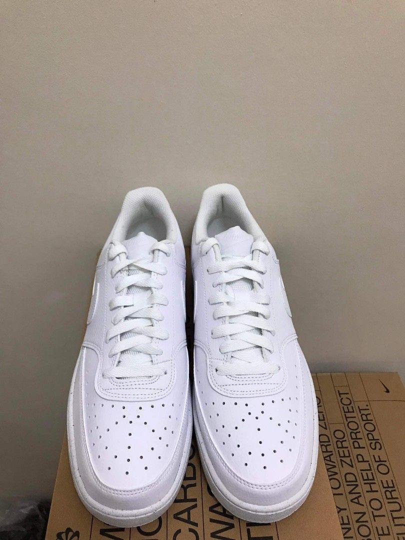 Nike Court Vision Triple White Men #39 s Fashion Footwear Casual Shoes