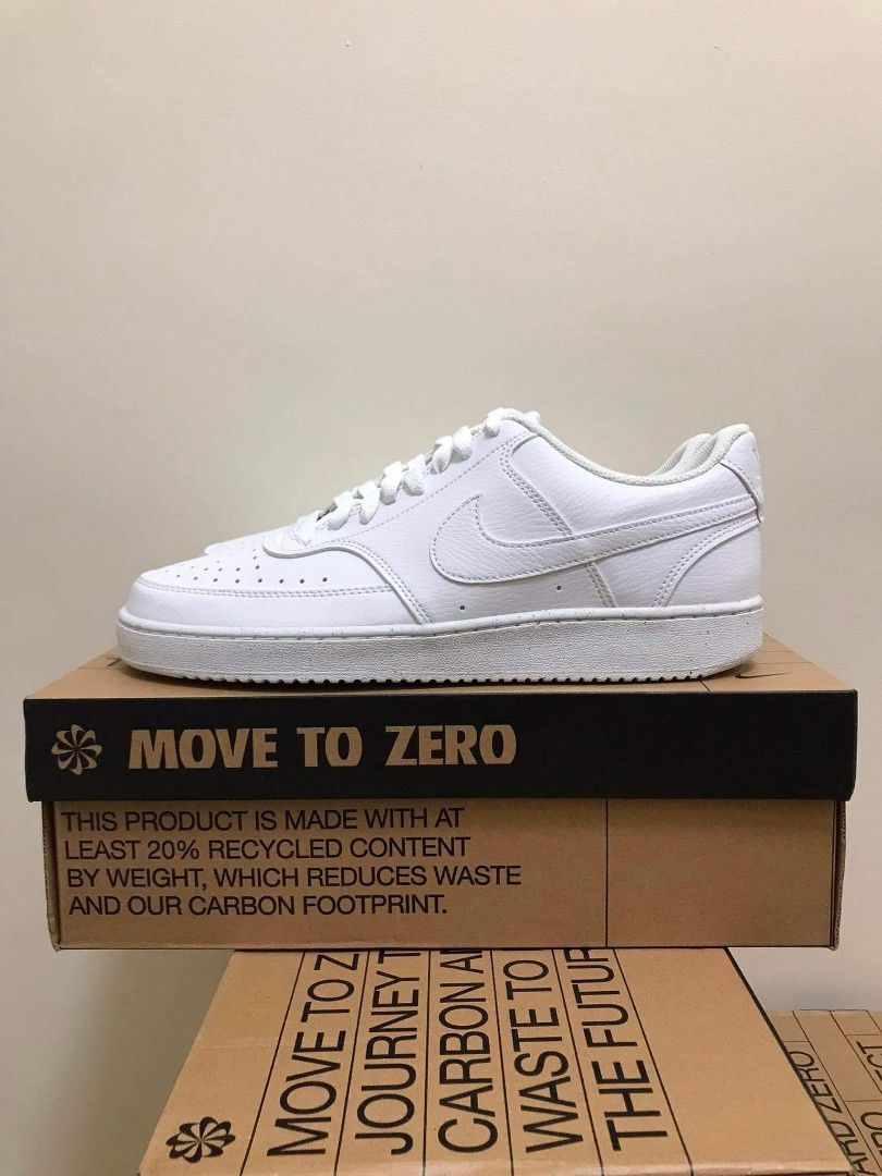 Nike Court Vision Triple White Men #39 s Fashion Footwear Casual Shoes