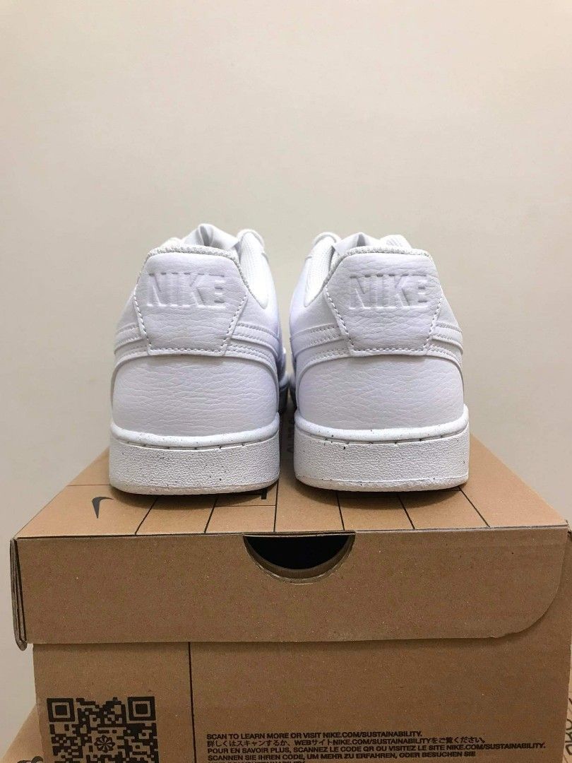 Nike Court Vision Triple White Men #39 s Fashion Footwear Casual Shoes