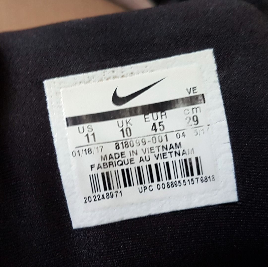 Nike us 11 in cm hot sale
