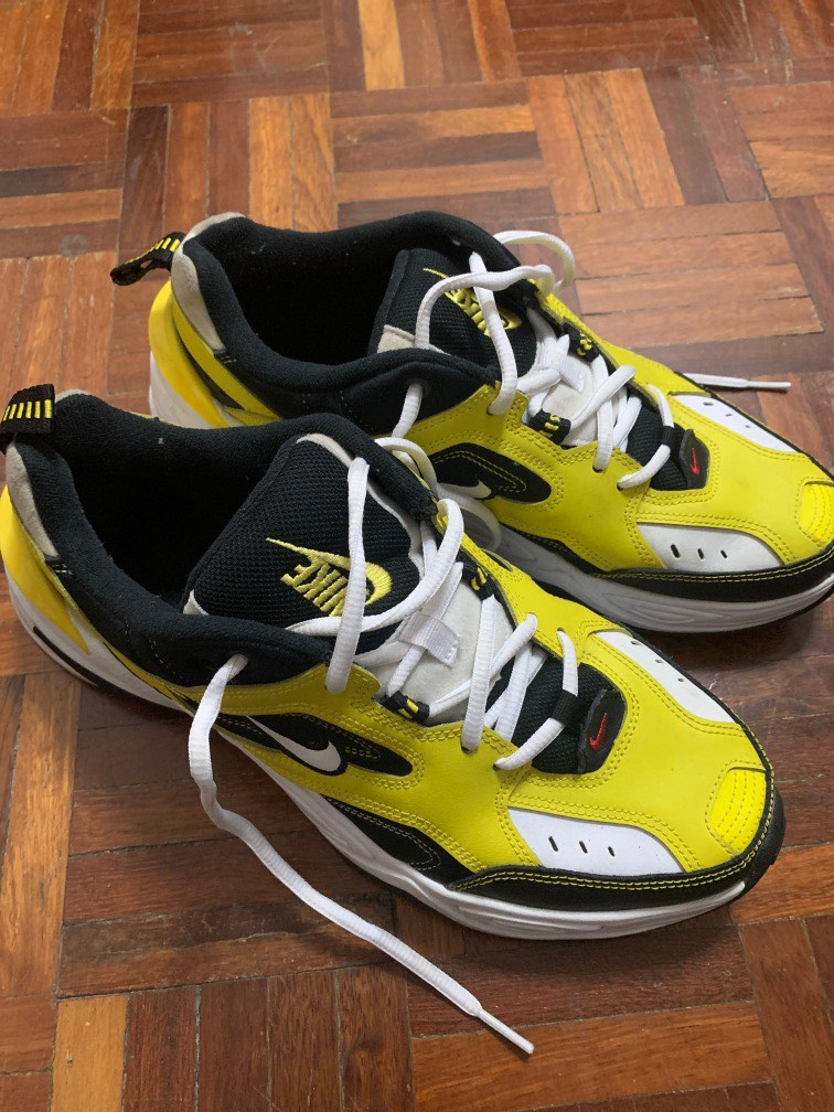 NIKE M2K Tekno Yellow Black White Men s Fashion Footwear