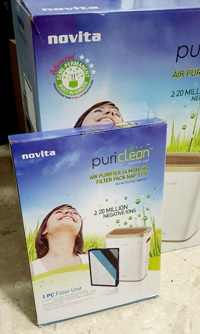 Novita Puri Clean Air Purifier with 24 months filter pack, TV & Home Appliances, Air Purifiers