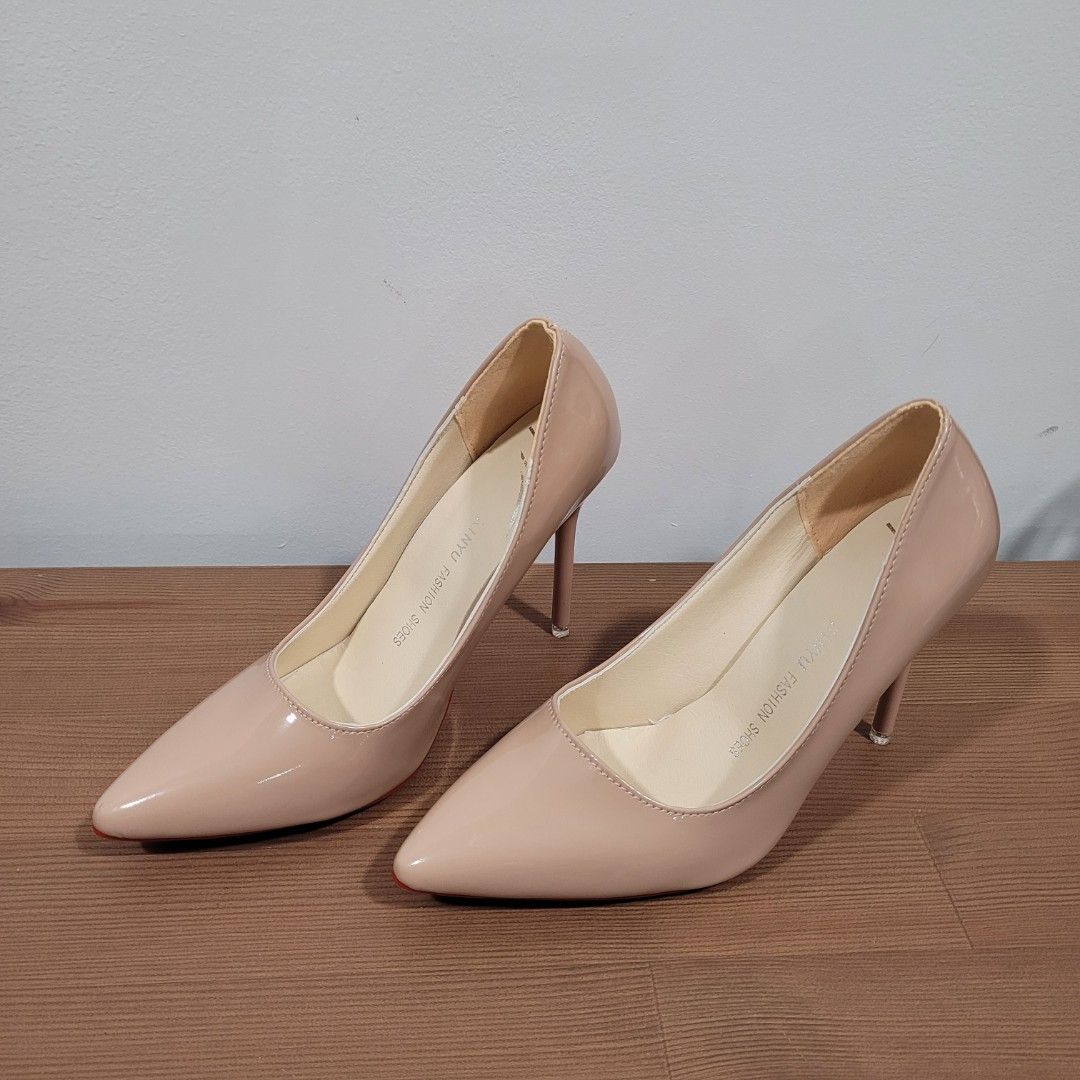 Nude 10cm Heels Size 37 Women s Fashion Footwear Heels on Carousell
