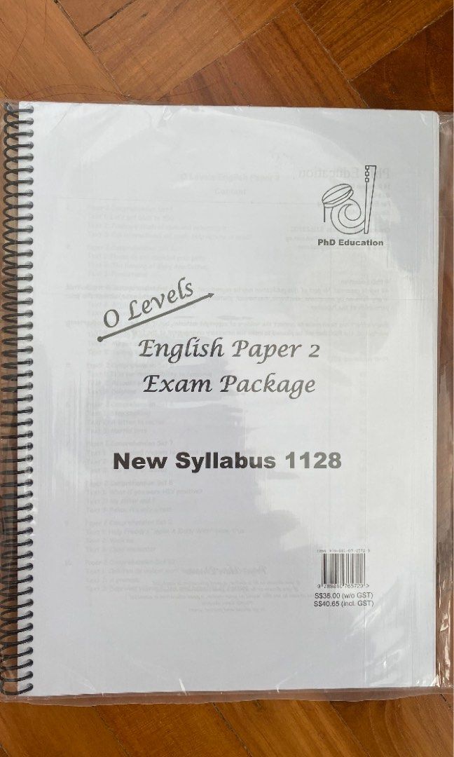 O levels English Paper 2 Exam Package, Hobbies & Toys, Books ...