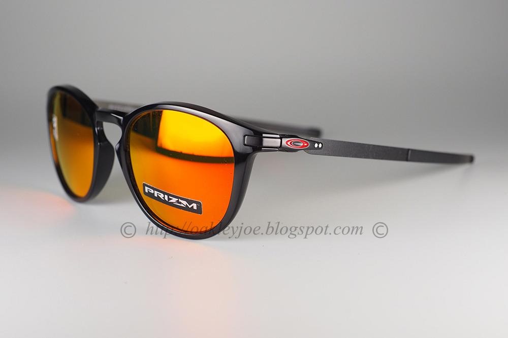 Oakley Pitchman R Round polished black prizm ruby polarized sunglass shades