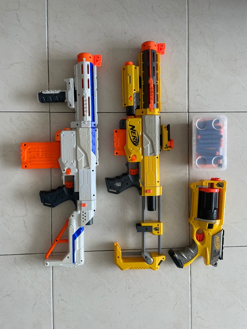 Old Nerf Guns Hobbies Toys Toys Games on Carousell