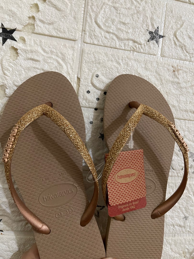 Havaianas gold glitter outlet