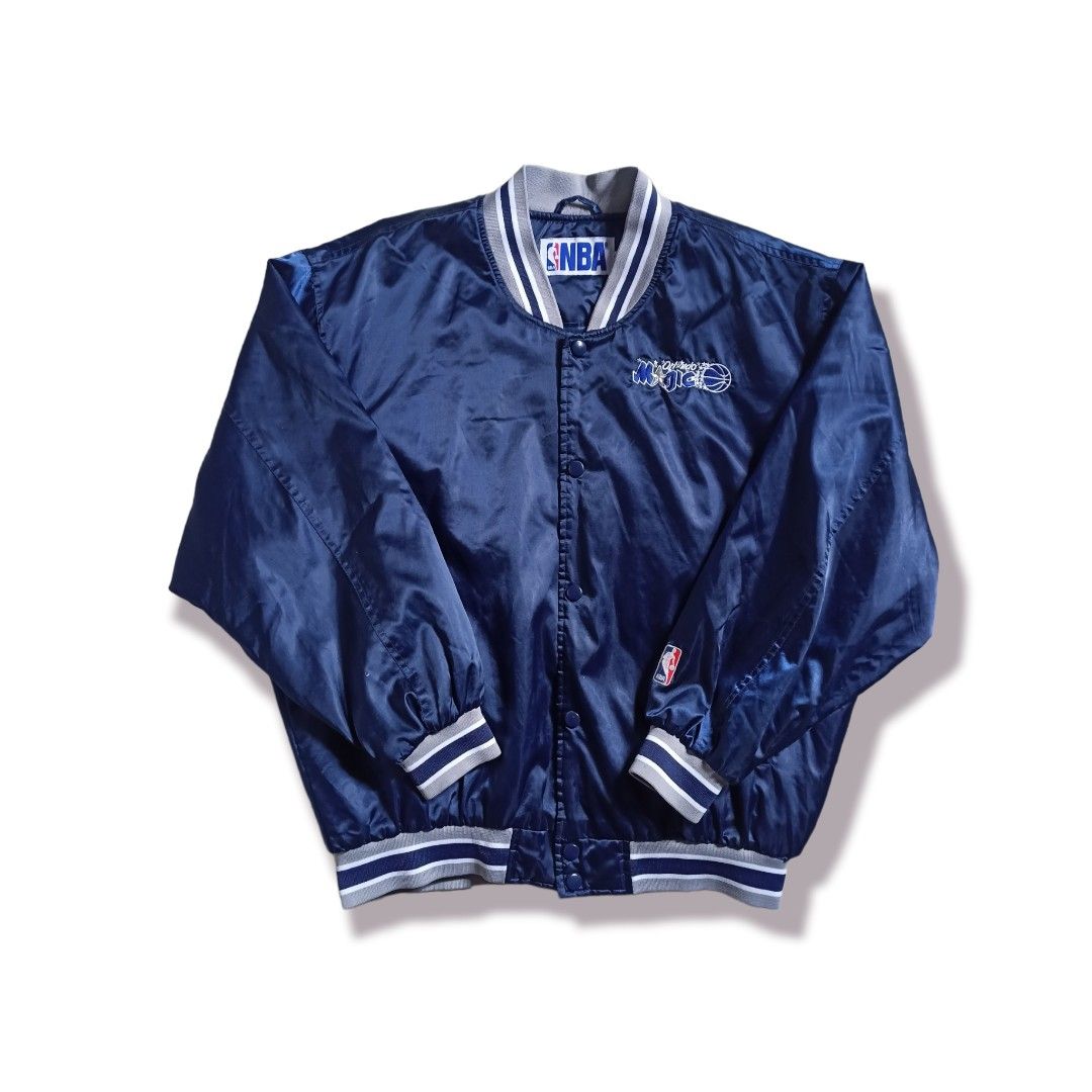 Orlando magic varsity jacket (Category: Coats, Jackets and Outerwear) located in Cavite. Submitted by blasterr21 (Listing ID 1205503966, Image 1). Description: orlando magic varsity jacket size xlarge (26.5x29) good condition 9/10 need wash minimal hairline cracks at d back.
