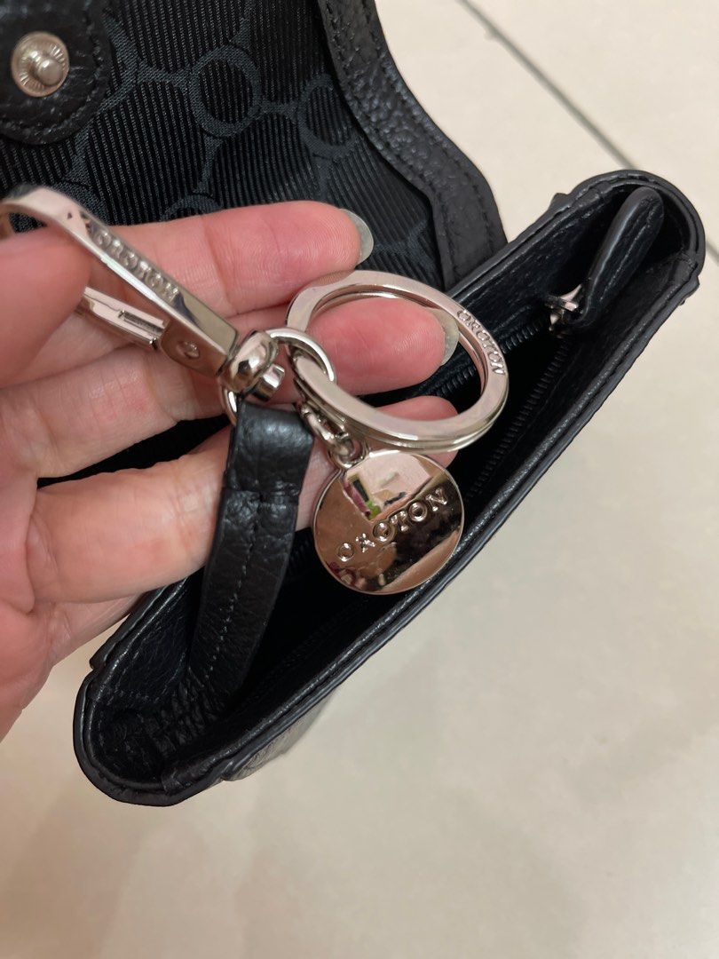 Oroton Leather Key Pouch, Women's Fashion, Bags & Wallets, Purses