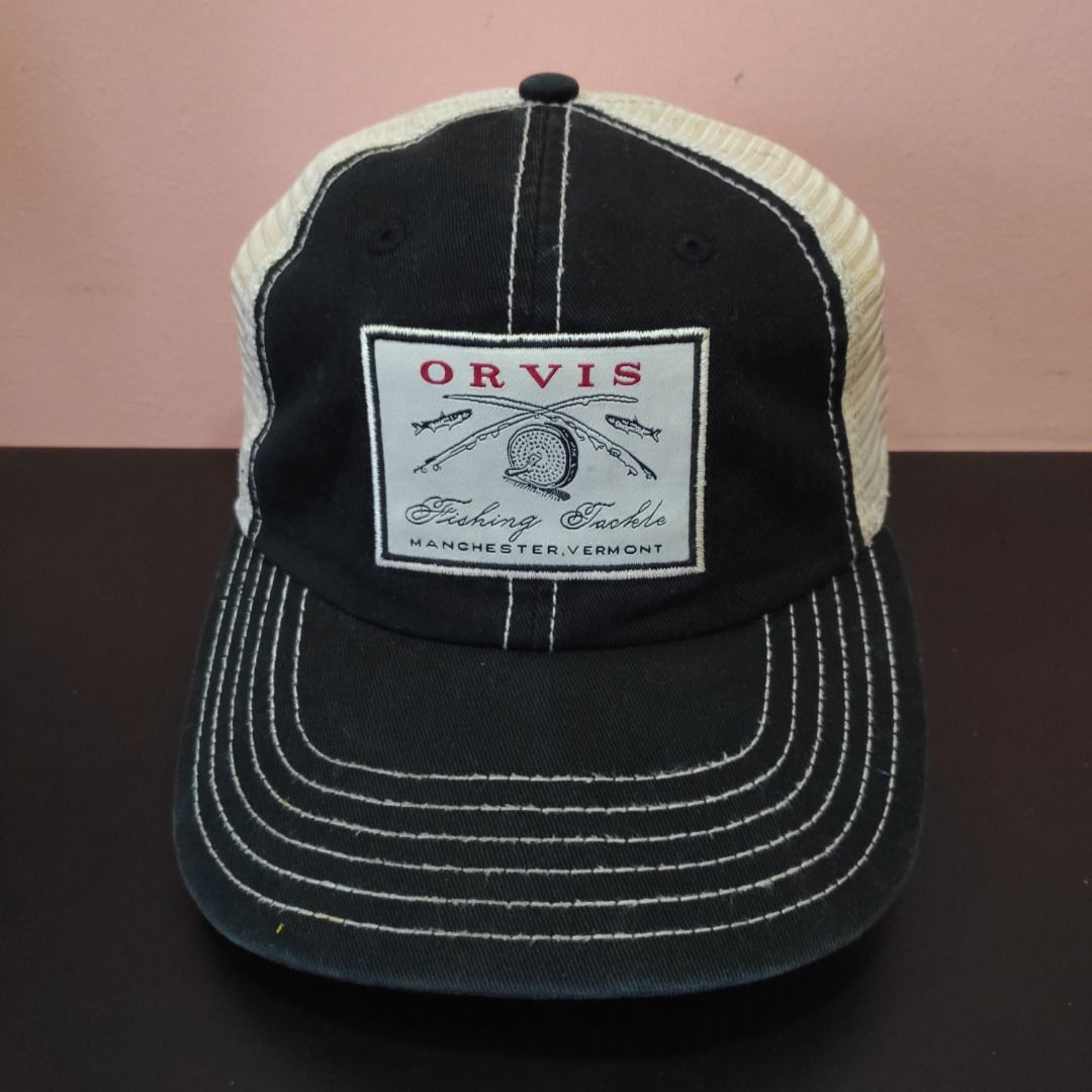 ORVIS Fishing Tackle Trout Peak Salmon Fly Fishing Trucker Cap, Men's  Fashion, Watches & Accessories, Cap & Hats on Carousell