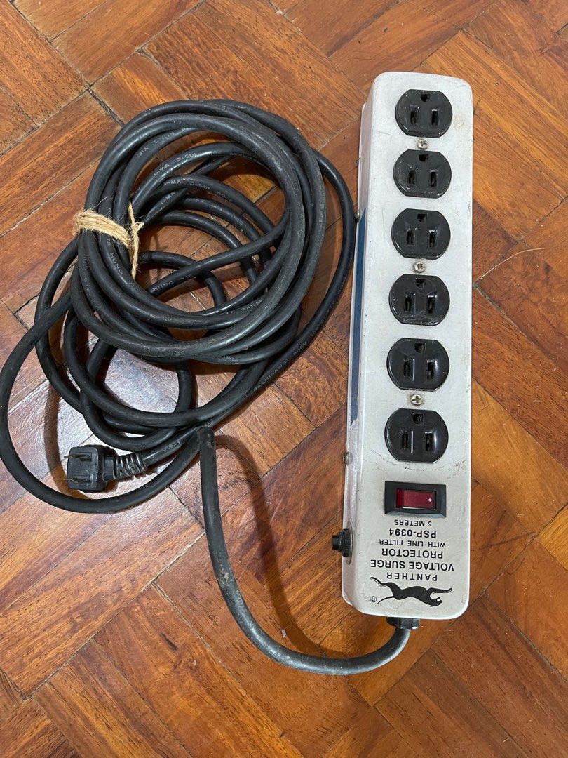 PANTHER Surge Protector power extension , TV & Home Appliances, Electrical, Adaptors & Sockets