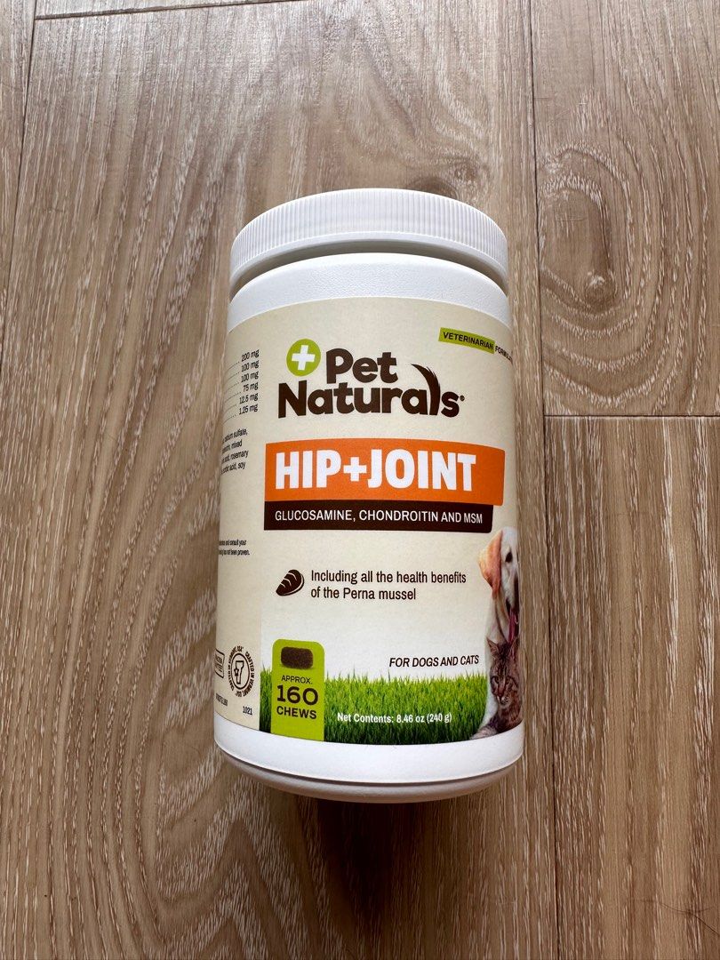 Pet Naturals Hip + Joint supplement, Pet Supplies, Pet Food on Carousell