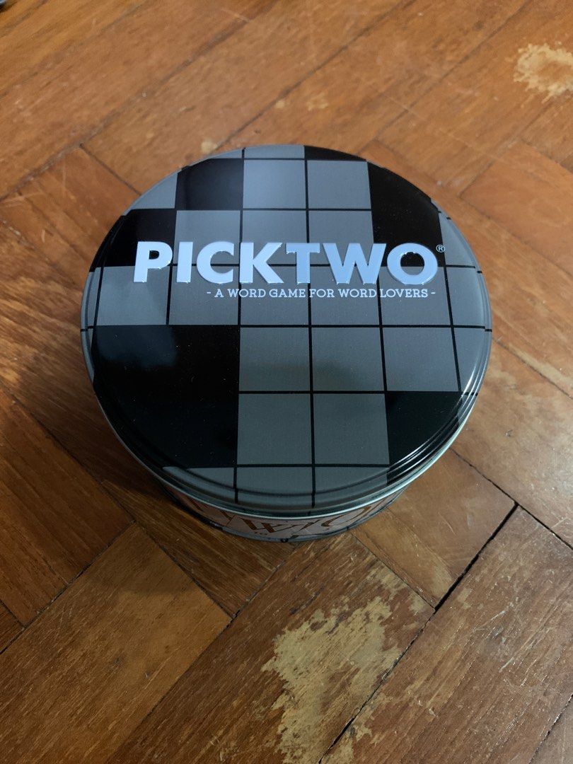 Pick Two Crossword Game: Tin Edition or Bananagrams Hobbies Toys